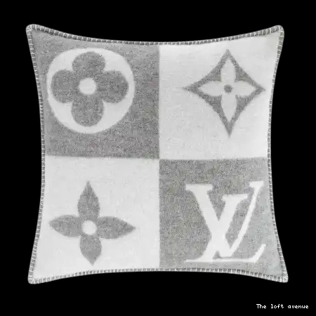 PILLOW CUSTOM THROW WOOL CHECKMATE LV 0523